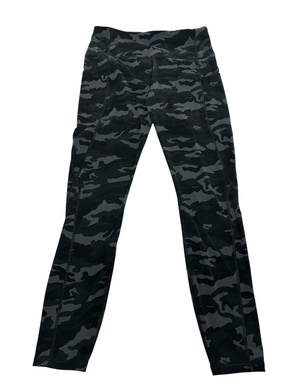 Black & Gray / Urban Camouflage / High Waisted Leggings / Large (Estimated) Emo